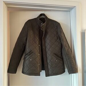 Barbour Powell Quilted Jacket in Olive